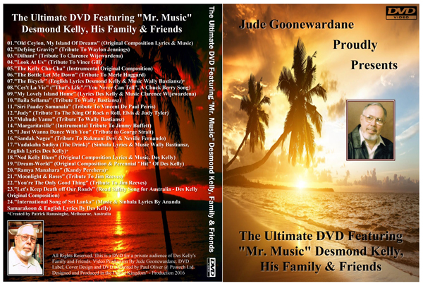 Desmond Kelly - The ULTIMATE DVD