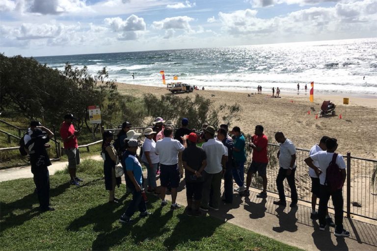 Sri Lankan tourism representatives farewelled at the Gold Coast