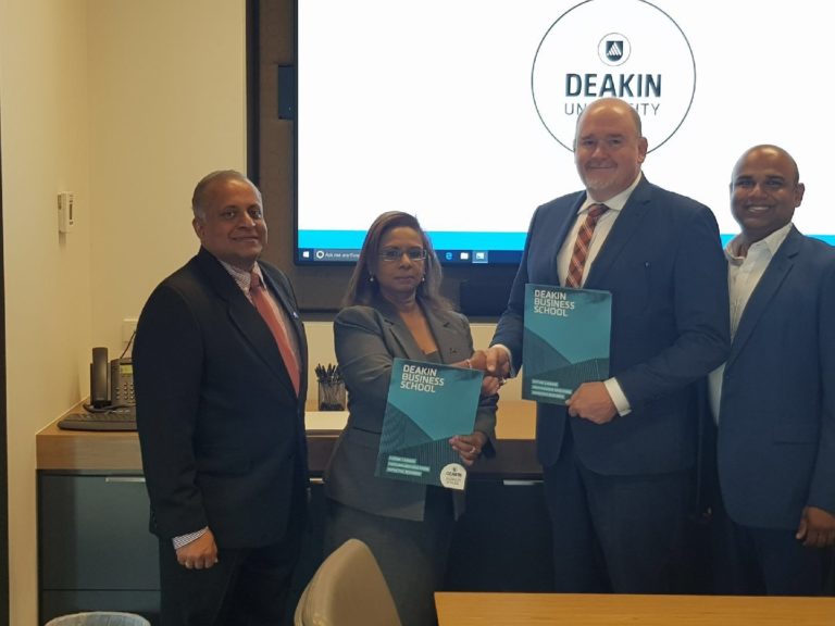 Aus-Lanka Business Council and Deakin Uni Business School form partnership