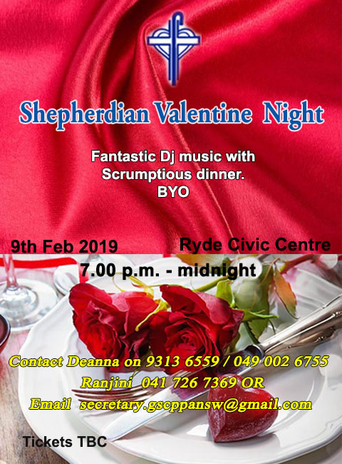 SHEPHERDIAN VALENTINE NIGHT