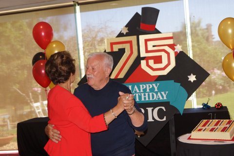 Eric Harmon's 75th surprise birthday bash at the Walawwa in Melbourne