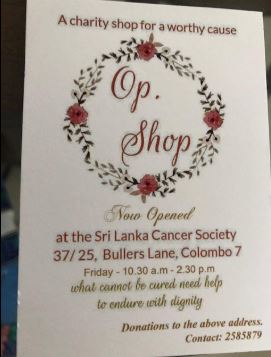 Sri Lanka’s first Op Shop opened on the 7th of September 2018(1)