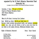 Autumn Soiree – 2019 - Old Paulines 13th Successive Annual Dinner Dance - organised by the St Paul’s Kelaniya Benevolent Fund (Australia) Inc