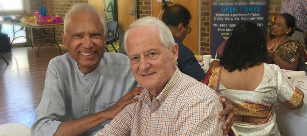 Philip Ruddock with William de Silva
