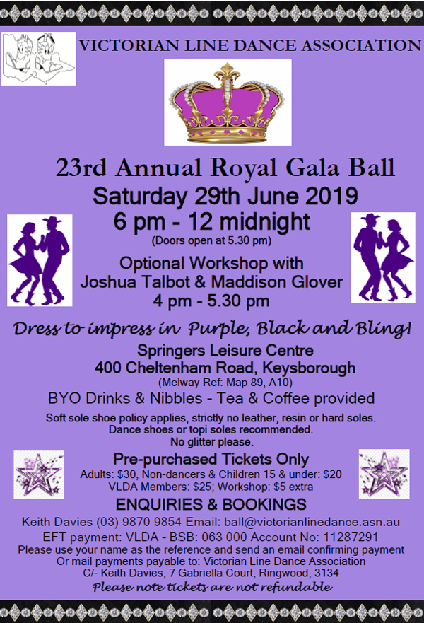 VICTORIAN LINE DANCE ASSOCIATION