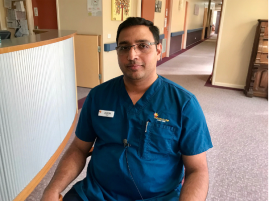 Aged care worker Jaison Verghese