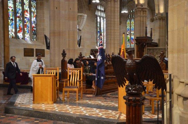 Photos from the Service of Commemoration for Sri Lanka at St Andrews Cathedral Saturday 27 April