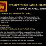 srilanka silent vigil