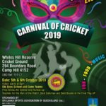 Carnival Of Cricket 2019 - 5-6thOctober2019 (Brisbane event)