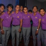 Sri Lanka's women's cricket squad in Melbourne