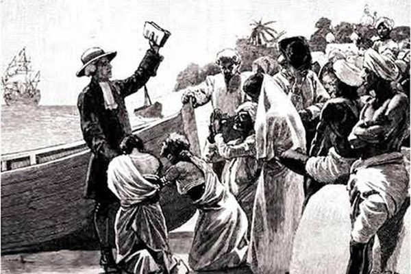 Indian fishermen in the 19th Century