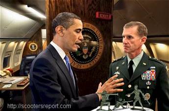 BARACK OBAMA & GENERAL STANLEY McCHRYSTAL