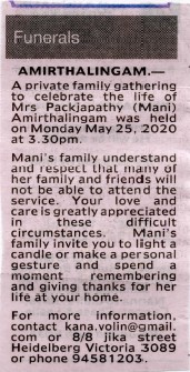 Obituary notices