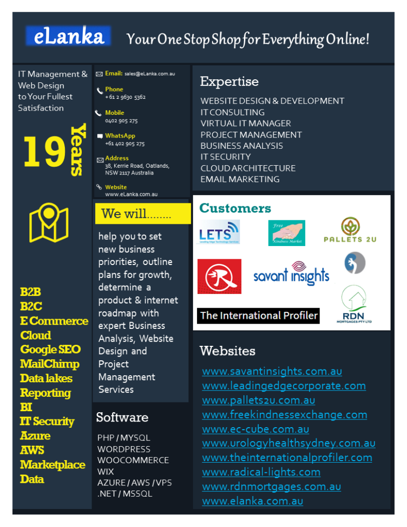 eLanka - Company Profile