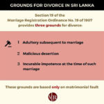 Contesting divorce grounds in Sri Lanka