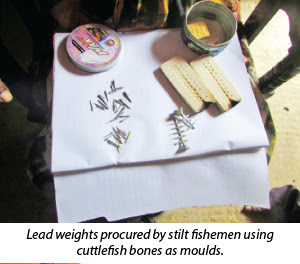 stilt fishing in Koggala