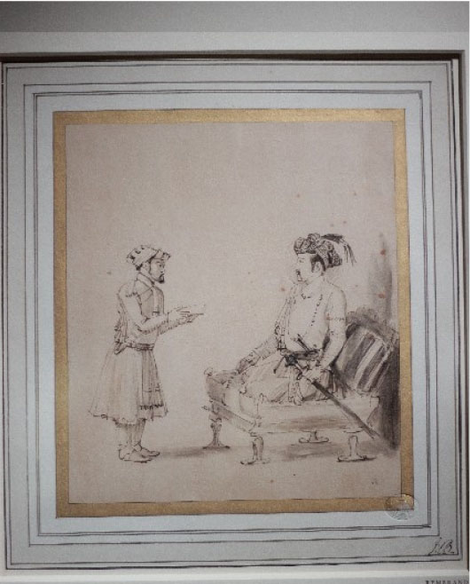 Emperor Jahangir Receiving an Officer