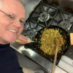 Prime Minister Scott Morrison shared a series of snaps of a Sri Lankan lamb baduma with godamba rotis