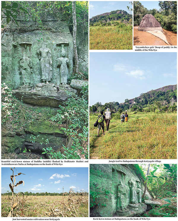 Inspiring Buddha statues on the bank of Wila Oya 1