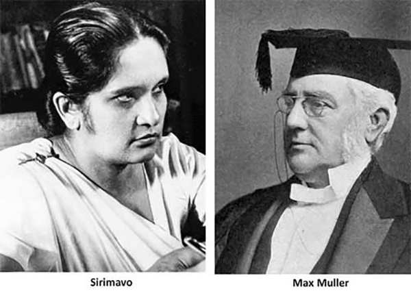 Sirimavo-Max Muller