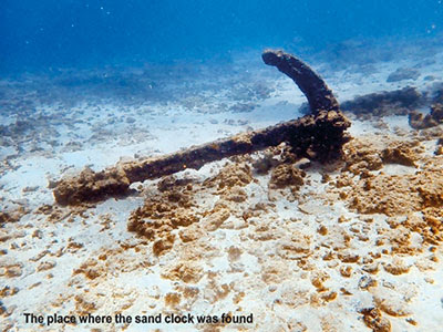 the sand clock was found