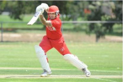 Nathan King on the drive for the Bloods