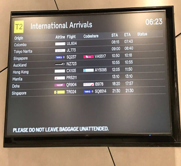 International travellers have flown into Melbourne for the first time in months