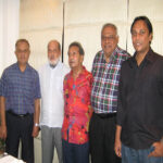 The Past Presidents of the Old Joes Club dinner at the Colombo Club