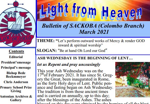 SACKOBA BULLETIN MARCH 2021 (Internet format) 1 (1)