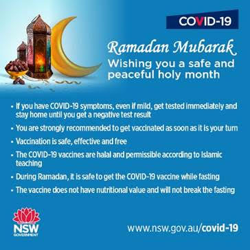 Wishing you a safe and peaceful Ramadan