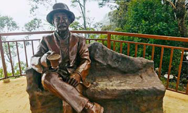 Lipton's statue at Lipton's Seat