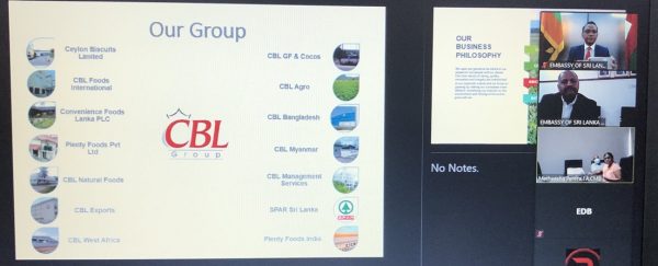 Sri Lanka – Oman Food Sector Companies hold B2B webinar to promote Sri Lankan exports of food products