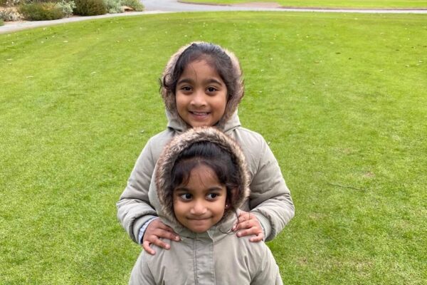 Kopika and Tharnicaa Murugappan in Perth.