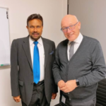 Consul General Mr. Lakshman Hulugalla met Hon Damien Tudehope MLC Minister of Finance and Leader of the House in the Legislative Council and had bilateral talks between the two countries. Hon Damien Tudehope assured his and Government support when borders are open to promote Tourism and Investment promotions in Sri Lanka. Also participated in the discussions were Benedict Kang and Abdul Rahim.