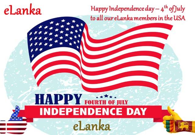 eLanka_USA-Independecne day
