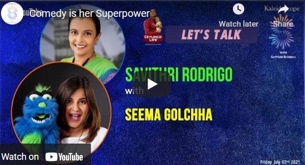 Savithri-rodrigo with Seema Golchha - eLanka