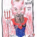 AFL (Australian Football League) – Grand Final 2021 – Melbourne Demons – Cartoon by Max Gerreyn