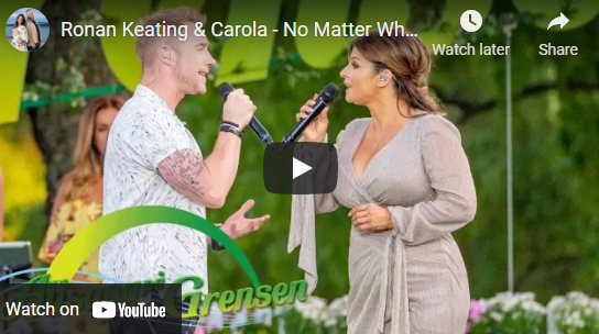 Ronan Keating and Carola