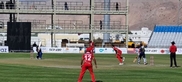  Action from inaugural Oman-Sri Lanka T20 Cricket Match on 07 Oct 2021 - photos and video thanks to Sanath Hemachandra