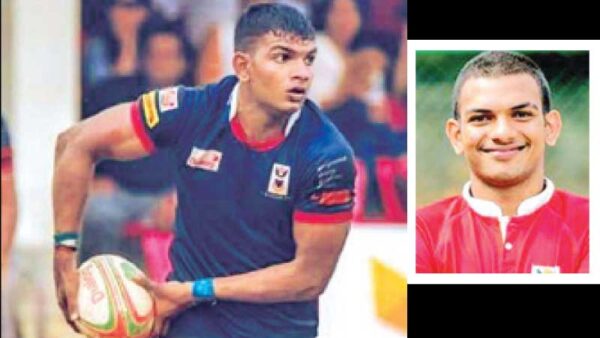 Asiri Seneviratne in action at a rugby match