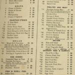 FOUNTAIN CAFE MENU