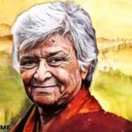 Kamla in brushstrokes