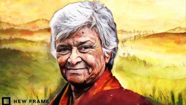 Kamla in brushstrokes