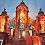 The main altar of the shrine