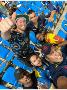 Barmy Army's one man wonder in UAE backing Sri Lanka too