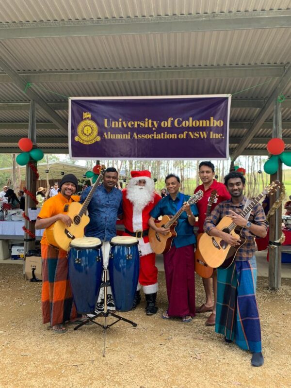 First Sri Lankan Calypso Band in Sydney - playing at a recent Christmas party of University of Colombo Alumni Association of NSW on 12th December 2021