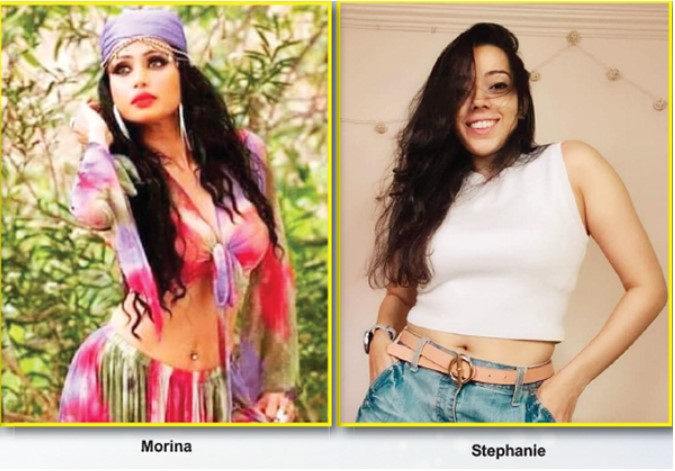 Stephanie Sutari and Morina