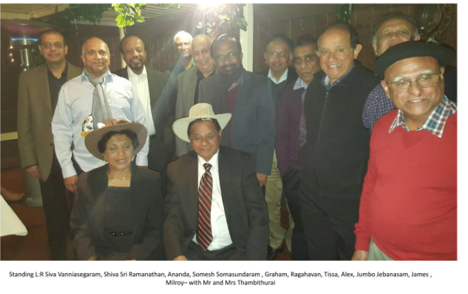 2016 Felicitation Dinner - Mr & Mrs. Thambithurai