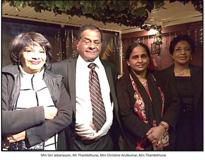 2016 Felicitation Dinner - Mr & Mrs. Thambithurai