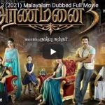 Aranmanai 3 (2021) Malayalam Dubbed Full Movie